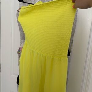 Fashion Nova Vibrant Yellow Dress